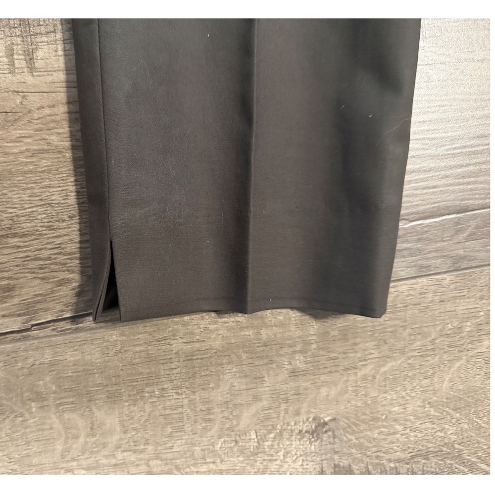 Lafayette 148 New York Women's Brown Flat Front Straight Leg Dress Pants Size 10 - Picture 4 of 6